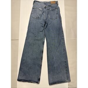 Citizens Of Humanity Mom Jeans Size 25 Light Wash Cut#63305 Wide Leg